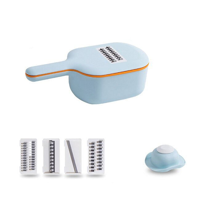 Multifunksjonell Mandolin Skiver Cutter Rifter med Sil | Skanto