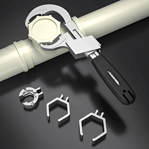 Skanto | DrainSense Universal – Robust aluminiumnøkkel for sanitære applikasjoner