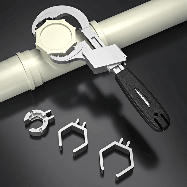 Skanto | DrainSense Universal – Robust aluminiumnøkkel for sanitære applikasjoner