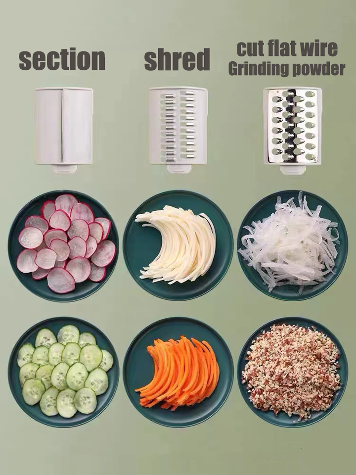 Multifunksjonell Grønnsaksskjærer Cutter Chopper Riveverktøy | Skanto