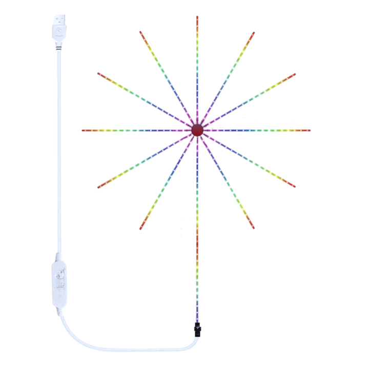 Musikksynkroniserte LED-Lysstriper