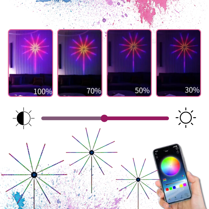 Musikksynkroniserte LED-Lysstriper