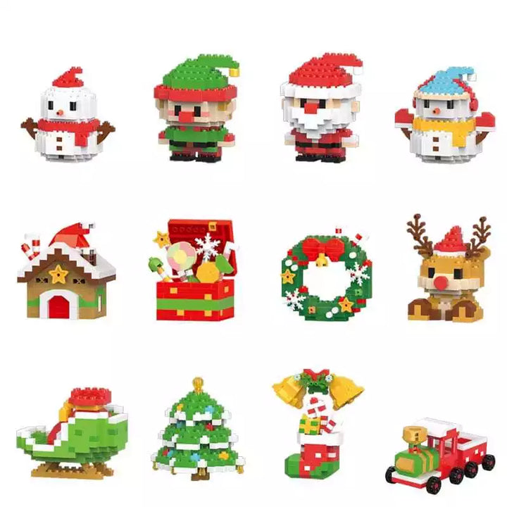 Skanto | Kreative Byggekloss Julefigurer - Moro for Hele Familien
