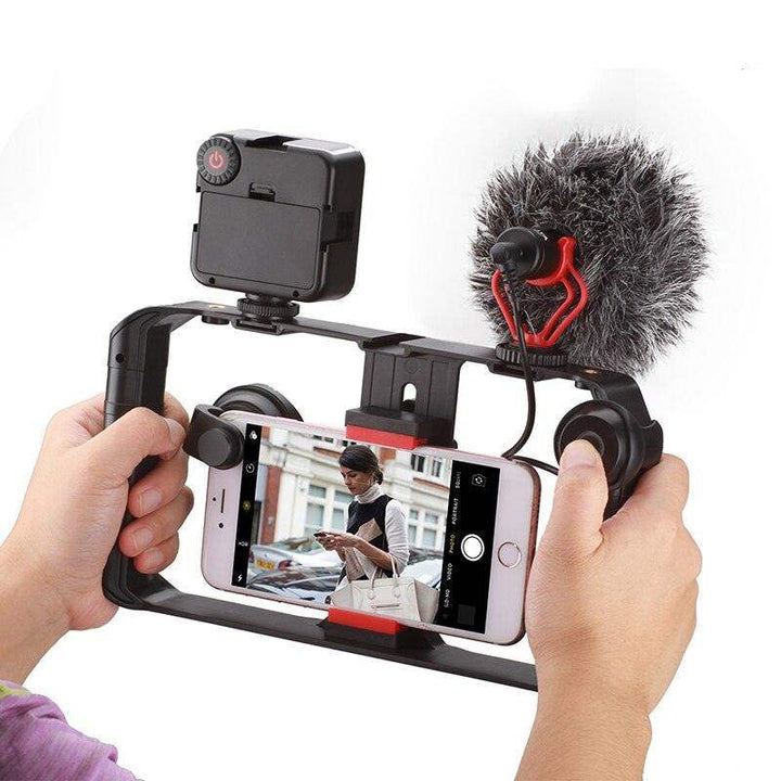 VideoGrip Smartphone Stabilizer – Profesjonell Film Bur med Kaldt Skofeste | Skanto