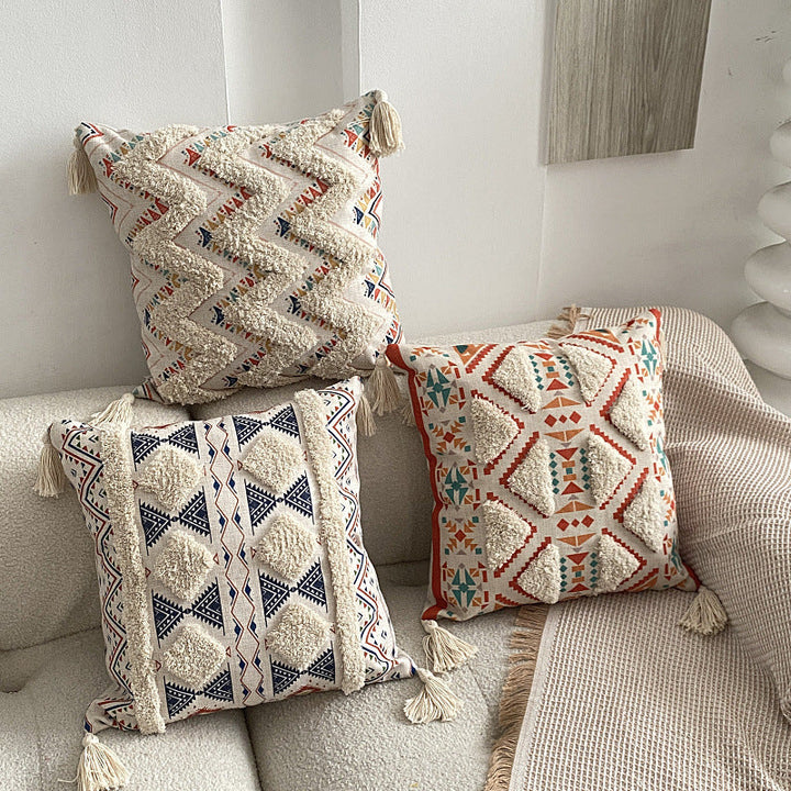 Boho fôret frynse kast puteomslag | Skanto