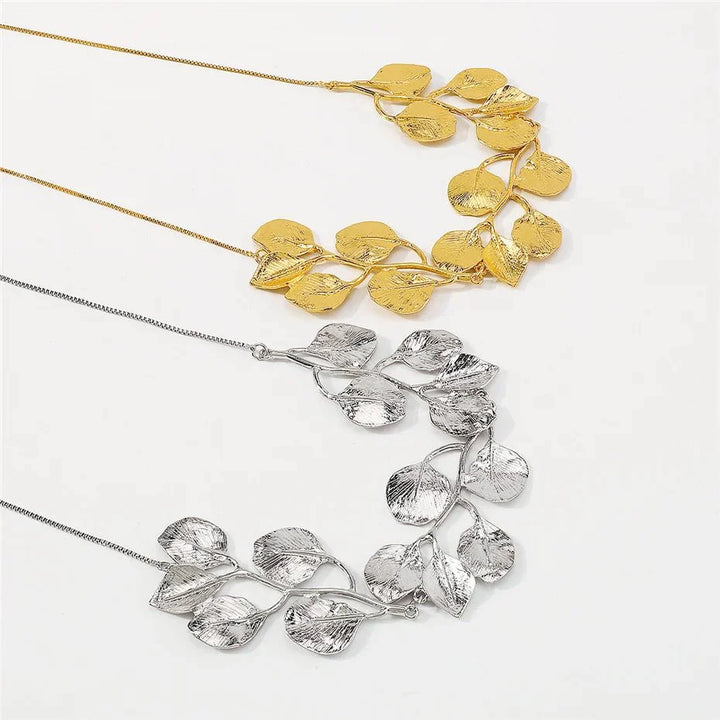 Skanto | Natures Leaf Statement Necklace