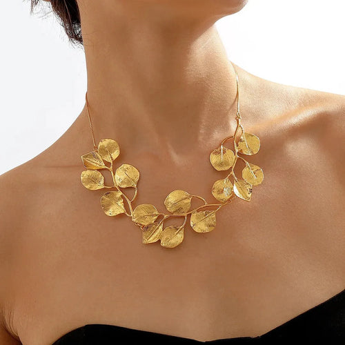 Skanto | Natures Leaf Statement Necklace
