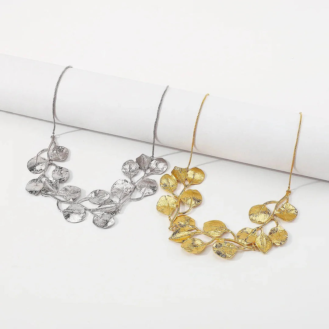 Skanto | Natures Leaf Statement Necklace