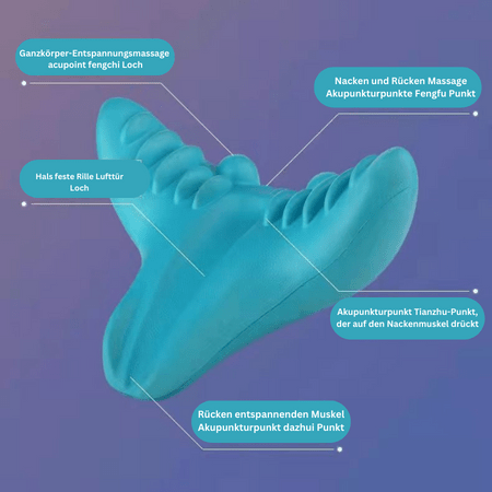 Norvo | Nekra – Ergonomisk Nakke Massasjepute for Komfort og Avslapning