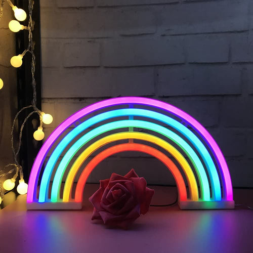 Skanto | Neon Regnbue Skjold