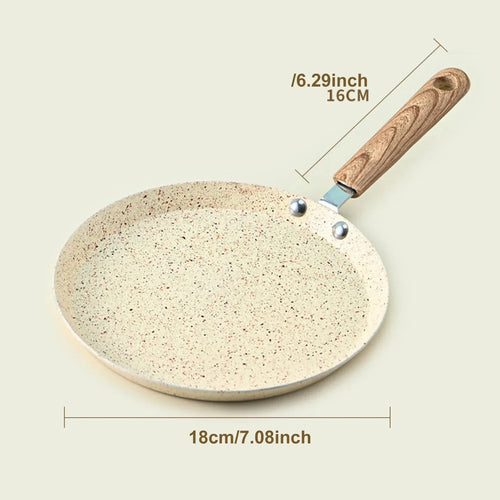Non-Stick Omelettpanne Pizza Matlaging Induksjon Gassovn Stekepanne | Skanto