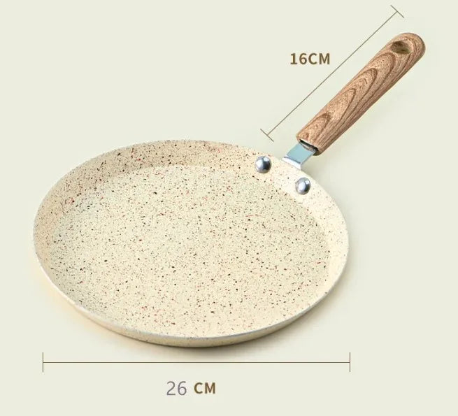 Non-Stick Omelettpanne Pizza Matlaging Induksjon Gassovn Stekepanne | Skanto