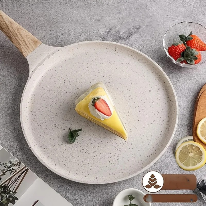 Non-Stick Pannekakepanne Keramisk Belagt Kjøkken Stekepanne Tortillapanne | Skanto