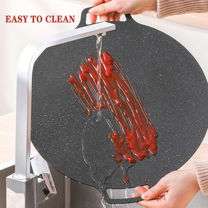 Non-stick Stekepanne Utendørs Støpejern BBQ Plate Camping Grillpanne | Skanto
