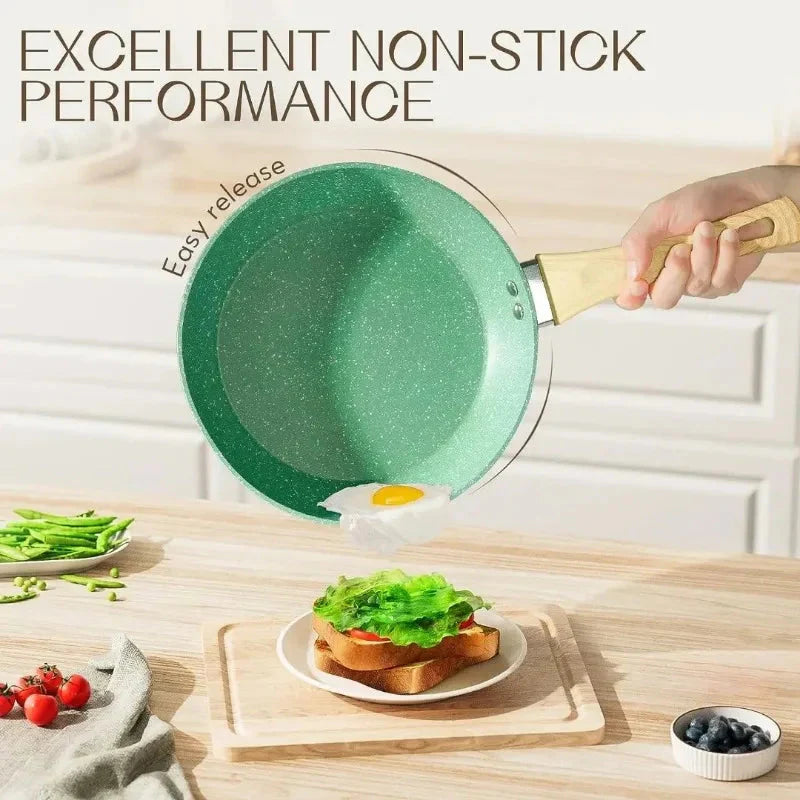 Ikke-stick stekepanne Ikke giftig sunn stein kokekar | Skanto