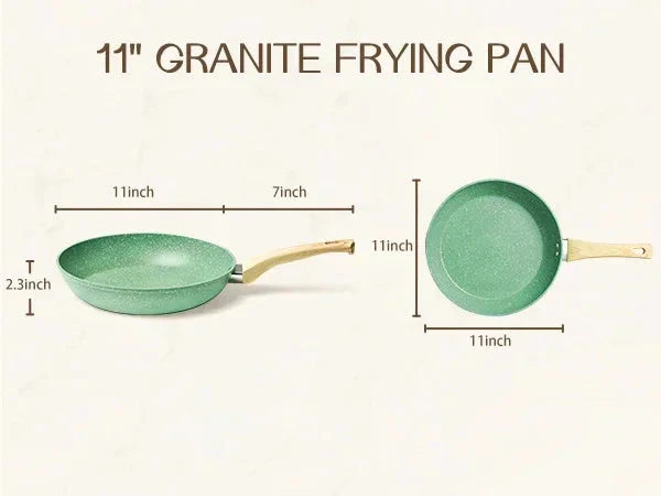 Ikke-stick stekepanne Ikke giftig sunn stein kokekar | Skanto