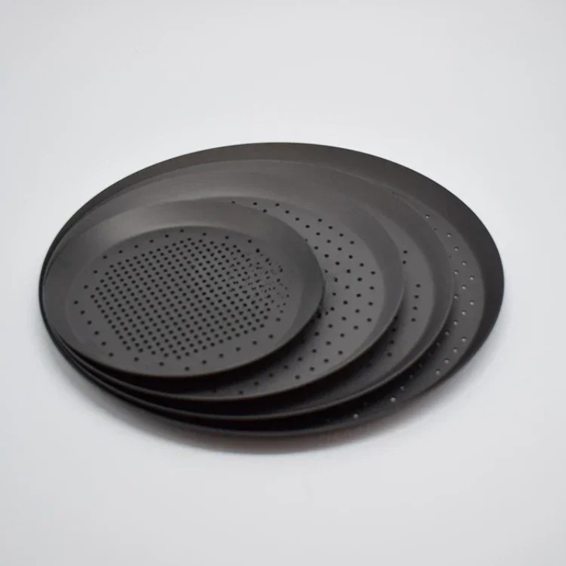 Nonstick Pizza Bakeplate Hylse Pizza Skjermpanne Metallnett | Skanto