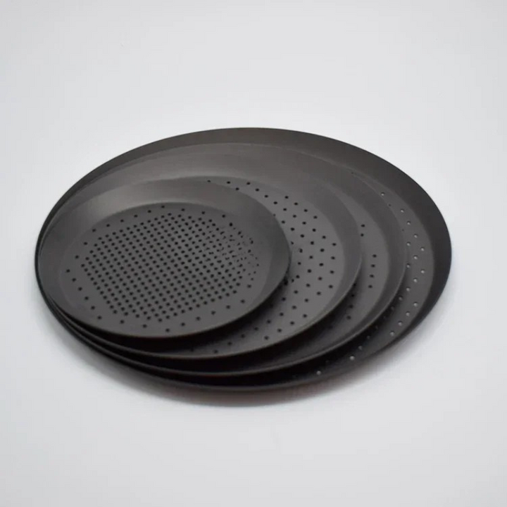 Nonstick Pizza Bakeplate Hylse Pizza Skjermpanne Metallnett | Skanto