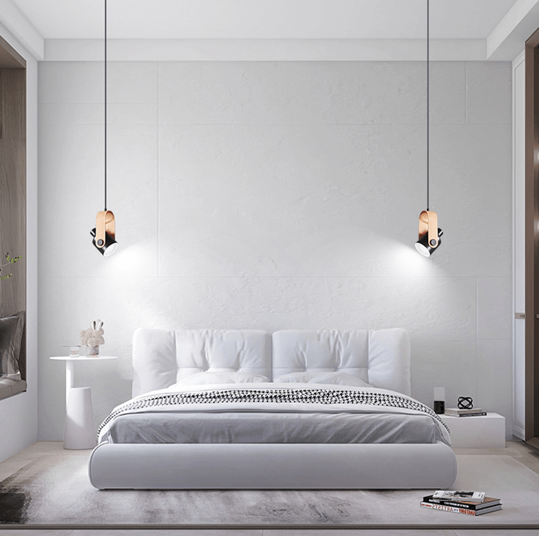 Skanto | Nordisk Tre & Metall Pendellampe – Minimalistisk Hengende Lys
