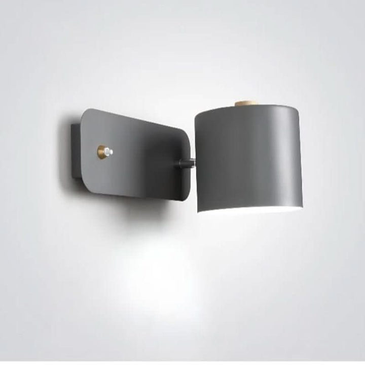 Moderne skandinaviske LED-Wandleuchte med Schalter