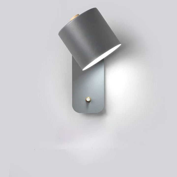 Moderne skandinaviske LED-Wandleuchte med Schalter