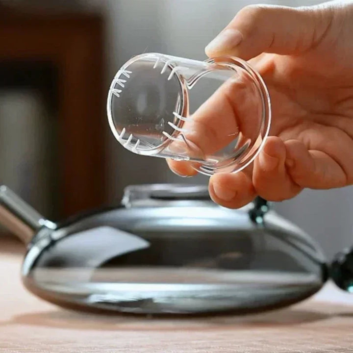 Nordic Style Varmebestandig Glass Tehkanne med Infuser Teapot Set | Skanto