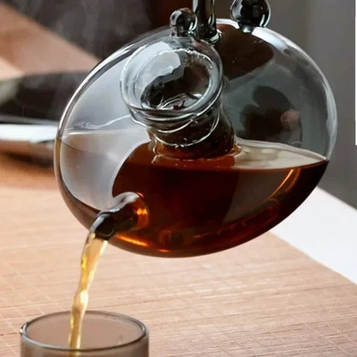 Nordic Style Varmebestandig Glass Tehkanne med Infuser Teapot Set | Skanto