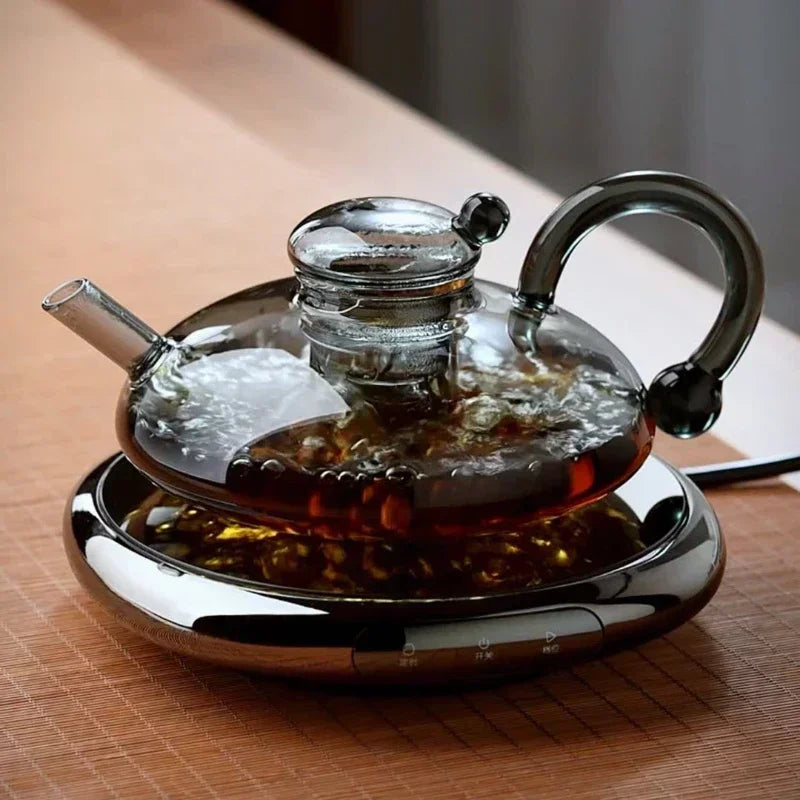 Nordic Style Varmebestandig Glass Tehkanne med Infuser Teapot Set | Skanto