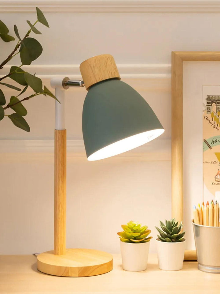 Skanto | Nordisk Bordlampe | Tre, Jern