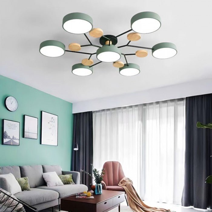 Skanto | NordicGlow Grenet LED Taklampe - Elegant nordisk stil