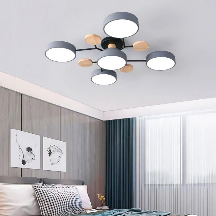 Skanto | NordicGlow Grenet LED Taklampe - Elegant nordisk stil