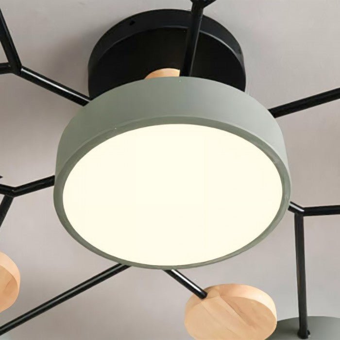 Skanto | NordicGlow Grenet LED Taklampe - Elegant nordisk stil