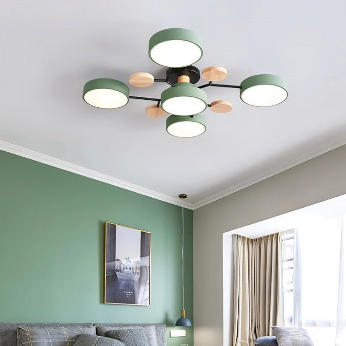 Skanto | NordicGlow Grenet LED Taklampe - Elegant nordisk stil