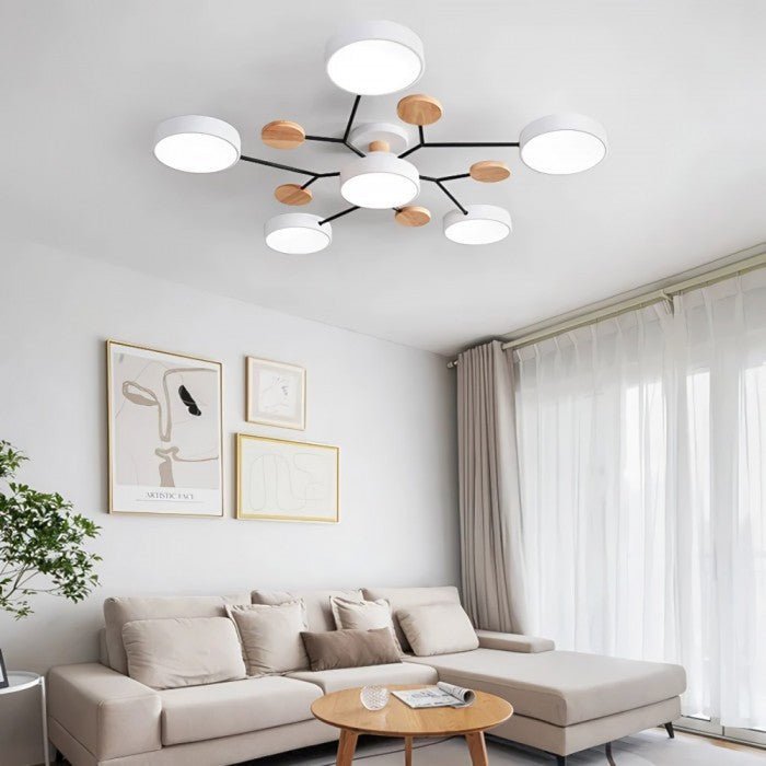 Skanto | NordicGlow Grenet LED Taklampe - Elegant nordisk stil
