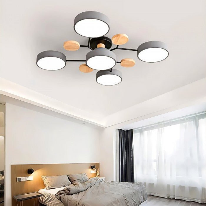 Skanto | NordicGlow Grenet LED Taklampe - Elegant nordisk stil