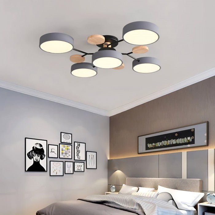 Skanto | NordicGlow Grenet LED Taklampe - Elegant nordisk stil