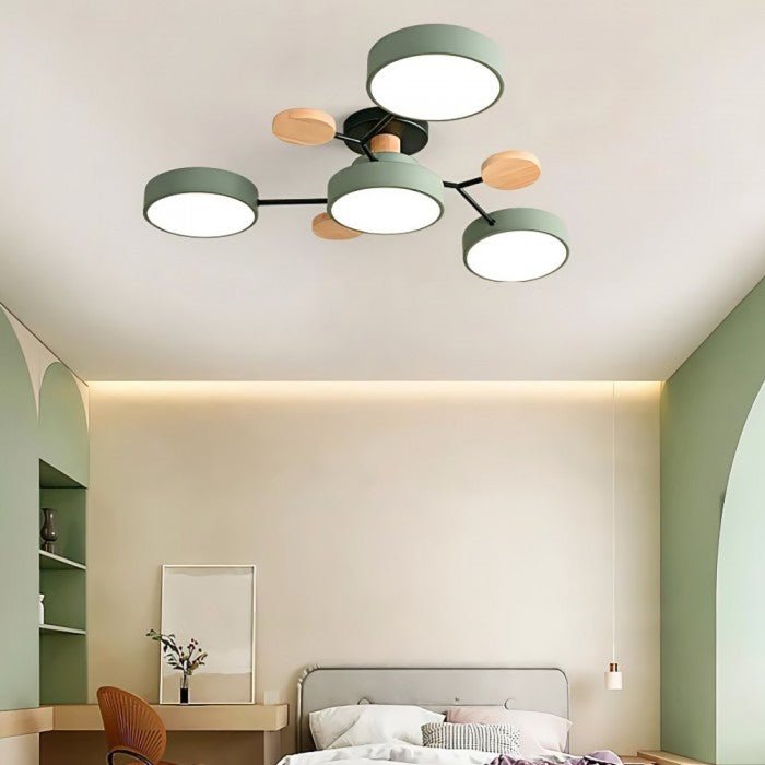 Skanto | NordicGlow Grenet LED Taklampe - Elegant nordisk stil