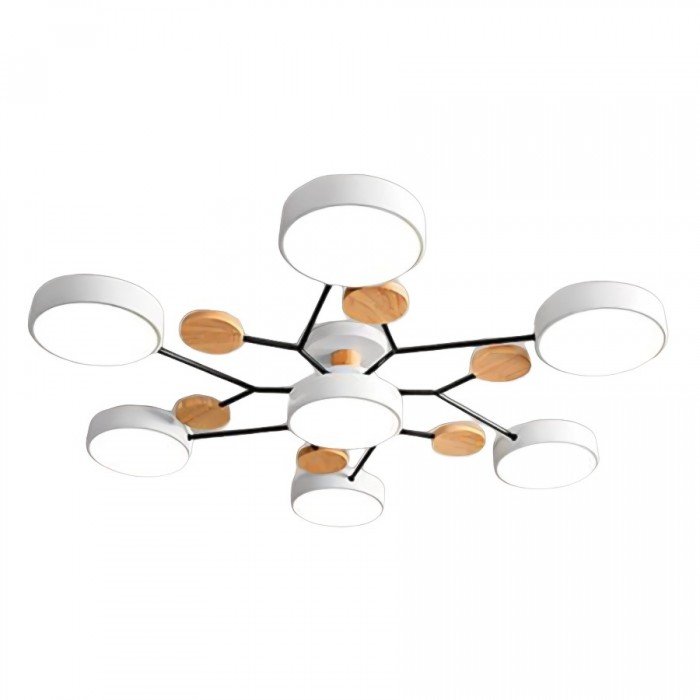 Skanto | NordicGlow Grenet LED Taklampe - Elegant nordisk stil