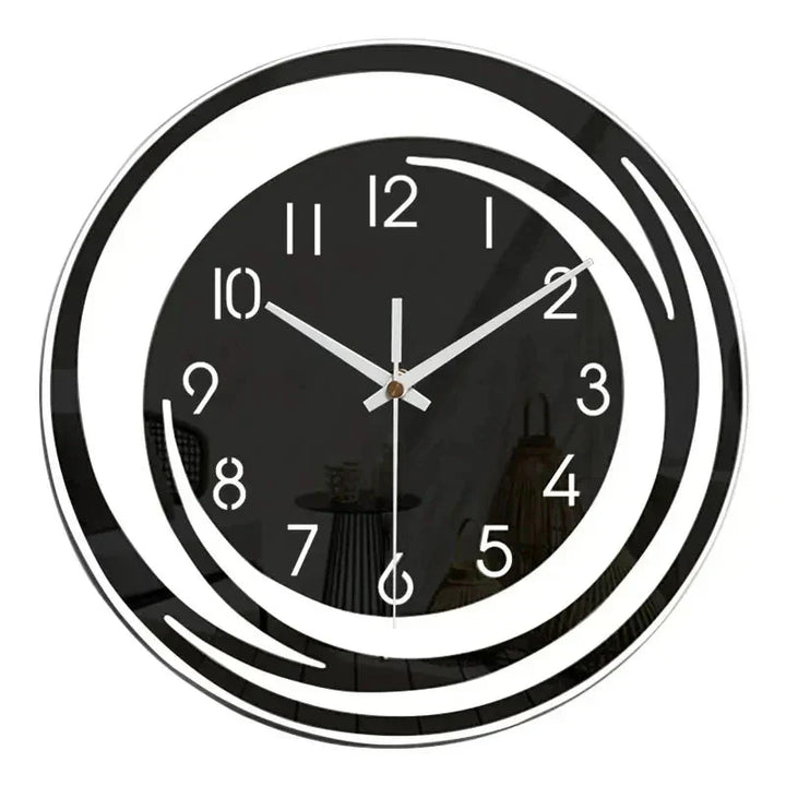 Skanto | NordicTime Akryll Veggklokke – Stille 3D Geometrisk Design for Moderne Hjem
