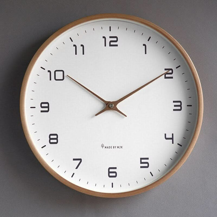 NordicTime Treveggur Klokke Stille Skandinavisk | Skanto