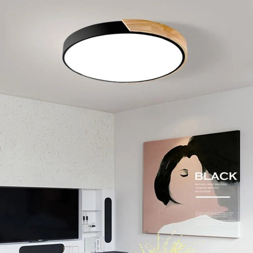 Skanto | MACROLUME – Nordisk Tre Macaron LED Taklampe for Kososstemning