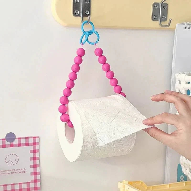 Skanto | Innovativ hengende toalettpapirholder med perler