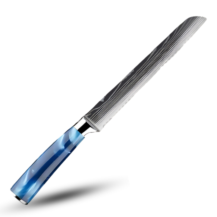Havblå japanske kniver