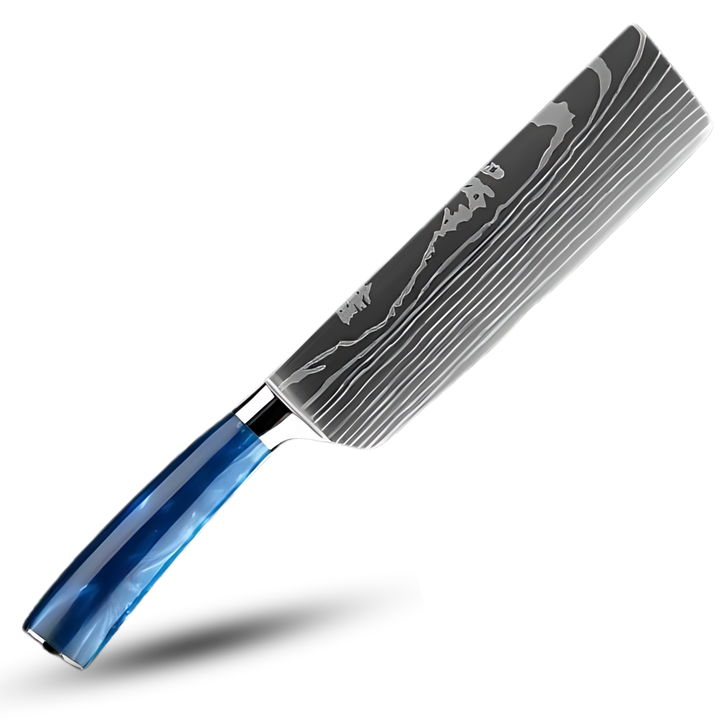 Havblå japanske kniver