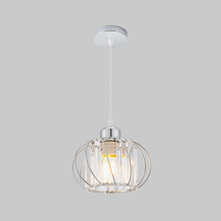 Skanto | Pendellampe svart glass kule taklampe