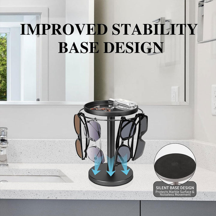 Skanto | OPTITURN – 360° roterende brilleholder med kompakt design og allsidig funksjonalitet