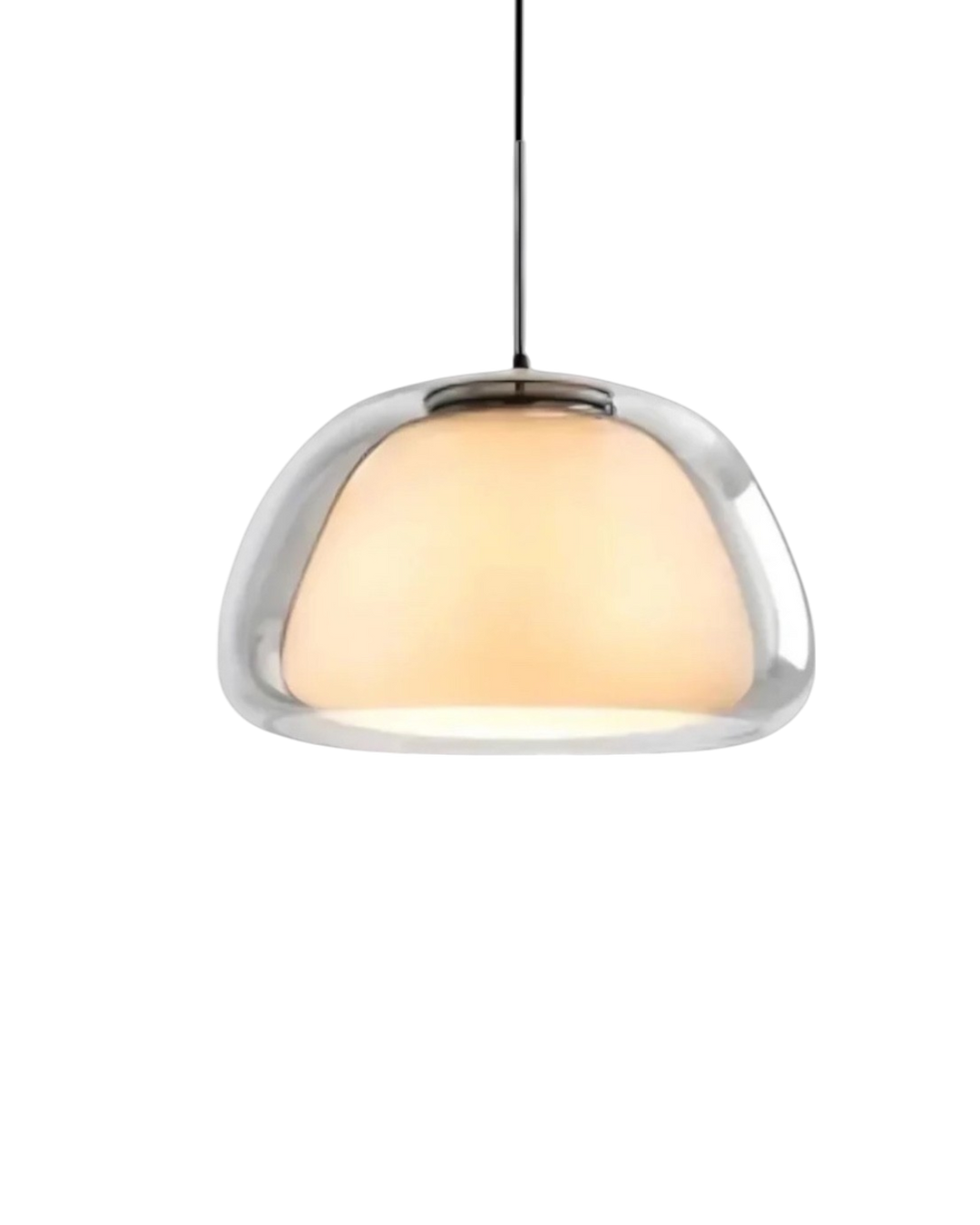 Skanto | Elegant lampe i form av en glasskuppel med krystallaccent