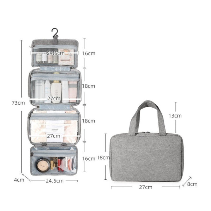 Skanto | Organivoy – Kompakt reise kosmetikk organizer med smarte rom