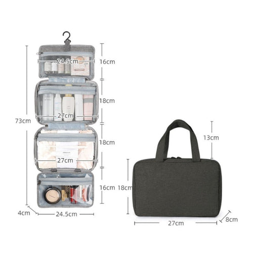 Skanto | Organivoy – Kompakt reise kosmetikk organizer med smarte rom