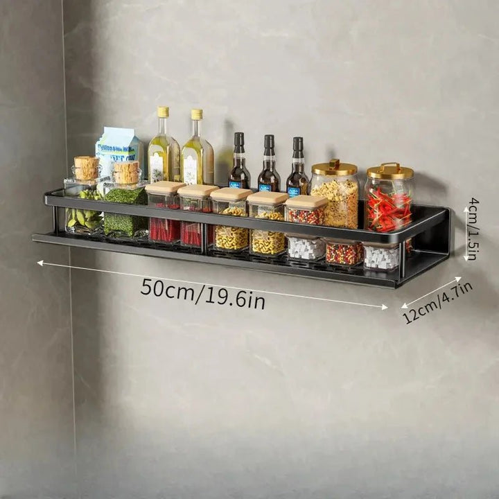 Skanto | ORGANIX RACK – Veggmontert Kjøkkenhylle med Redskapsstang